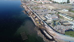 Mavişehir'deki kıyı projesi sürüyor