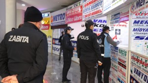 ŞEHİRLERARASI OTOGARDA KORONA VİRÜS DENETİMİ