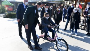 SEREBRAL PALSİ HASTASI ESMA, MUTLULUĞA PEDAL ÇEVİRDİ