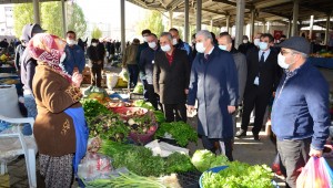 Valimiz Pazar Yerinde Denetimde Bulundu