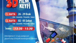 BAŞKAN ALTINOK'TAN DENİZ DÜNYASI'NDA 3D SİNEMALI SÖMESTİR HEDİYESİ