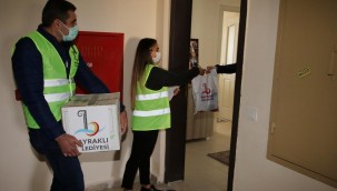 BAYRAKLI BELEDİYESİNDEN 41 BİN AİLEYE SOSYAL DESTEK