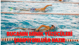 Bucanın minik yüzücüleri şampiyonluğa hazırlanıyor