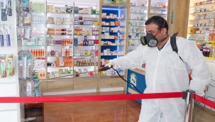 ÇANKAYA'DA PANDEMİ İLAÇLAMASI