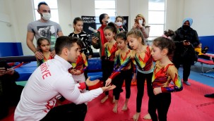 DÜNYA VE AVRUPA ŞAMPİYONU MİLLİ CİMNASTİKÇİ İBRAHİM ÇOLAK 2021 AVRUPA SPOR KENTİ  NEVŞEHİR'DE