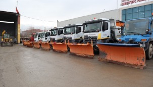 DÜZCE BELEDİYESİ KARLA MÜCADELEYE HAZIR