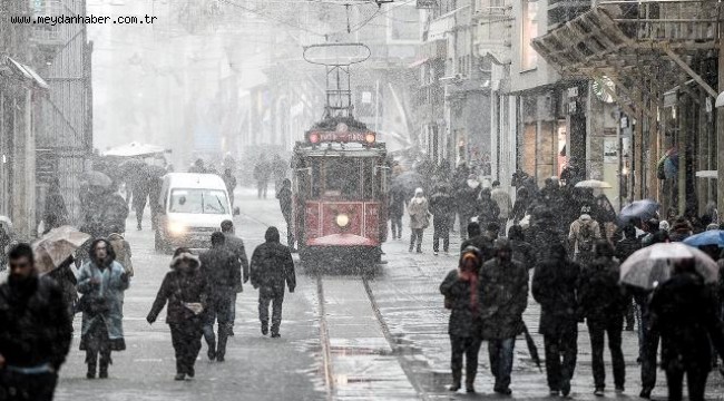 İstanbul'da kar ve soğuk hava uyarısı