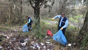 İzmit Belediyesinden Cephanelik Mesire Alanı'nda Temizlik Mesaisi