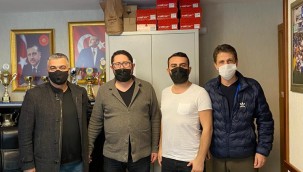 MANİSA SANAYİSPOR'DAN YUNUSEMRE BELEDİYESPOR'A ZİYARET