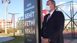 ŞEHİT POLİSİN İSMİ TİRE'DE YAŞAYACAK