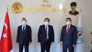 VALİ TAVLI BAŞKAN TOKAT'I ZİYARET ETTİ