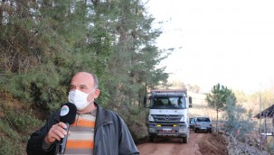 VATANDAŞTAN BAŞKAN YILMAZ'A HİZMET TEŞEKKÜRÜ