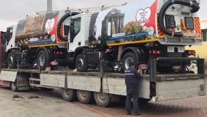 YOL SÜPÜRME ARAÇLARI MİLAS'A GELDİ