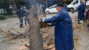 YUNUSEMRE'DE FIRTINA ALARMI