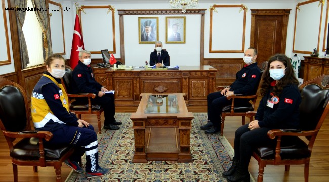 112 Gününde Valimize Ziyaret