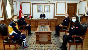 112 Gününde Valimize Ziyaret