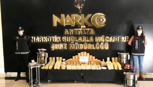 ANTALYA'DA REKOR UYUŞTURUCU ELE GEÇİRİLDİ