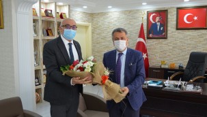 Başkan Alhan CBÜ Rektörü Prof. Dr. Ataç'ı Ağırladı