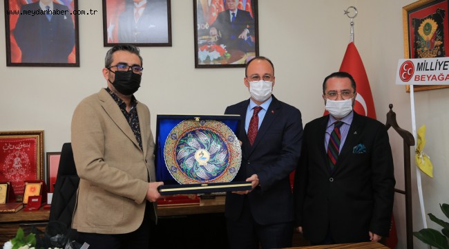 BAŞKAN ÖRKİ'DEN MHP'YE ZİYARET