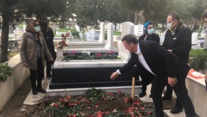 BAYSAK'IN KABRİNE ATA DİYARINDAN TOPRAK