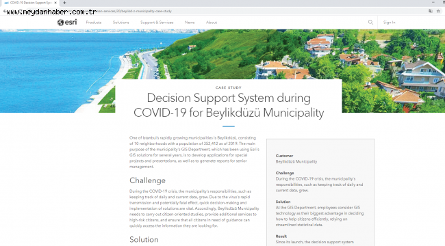 BEYLİKDÜZÜ BELEDİYESİ'NİN HİZMETİ ABD'DE ÖRNEK GÖSTERİLDİ