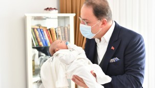 ÇALIK'TAN YENİ YILIN İLK BEBEĞİNE ZİYARET