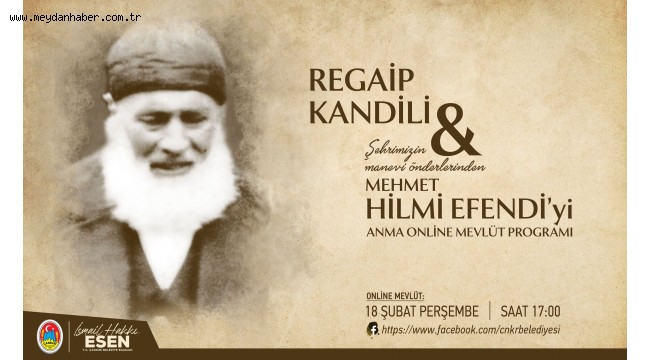 Çankırı Belediyesi'nden Online Mevlit Programı 