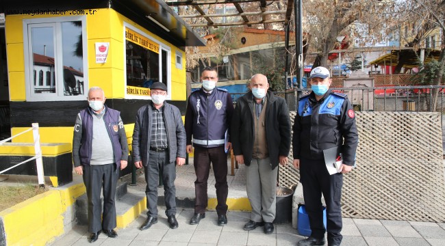 Çankırı Zabıtası Taksicileri Dinledi