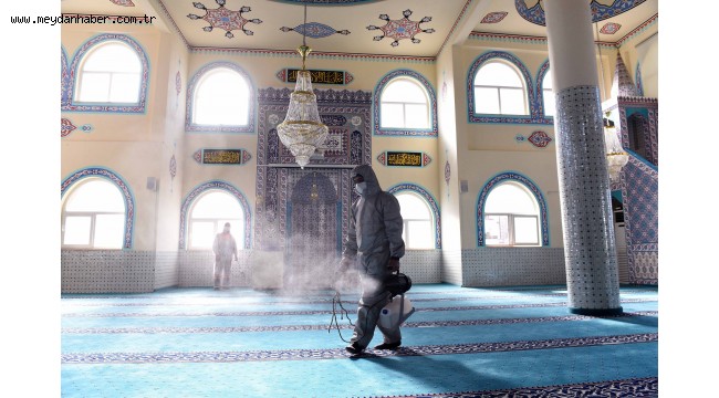 Dezenfekte çalışmaları sürüyor