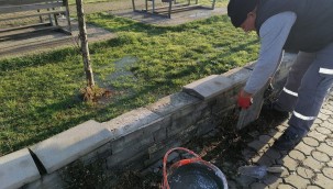Ergene'de Parklara Bakım, Onarım ve Yenileme Yapılmaya Devam Ediliyor