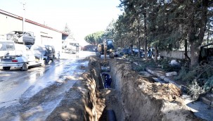 Gül Küçük Sanayi Sitesi yağmur suyu hattına kavuşuyor