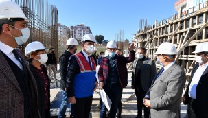 GÜRPINAR POLİS KARAKOLU'NUN İNŞAATI HIZLA YÜKSELİYOR