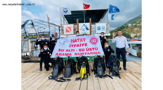 HBB İTFAİYESİ SU ALTINDA DA HAYAT KURTARMAK İÇİN HAZIR