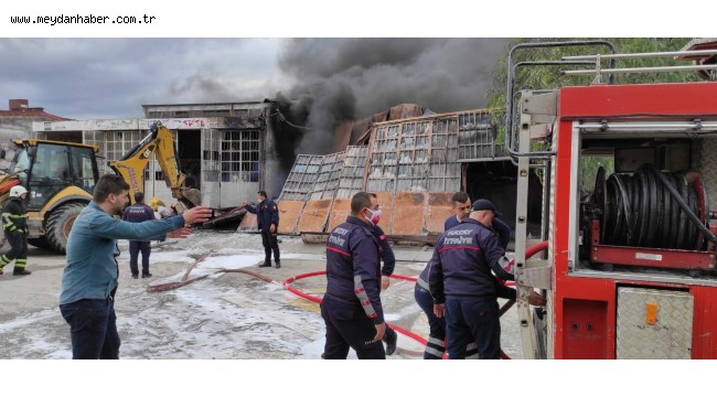 HBB İTFAİYESİNDEN HIZLI MÜDAHALE