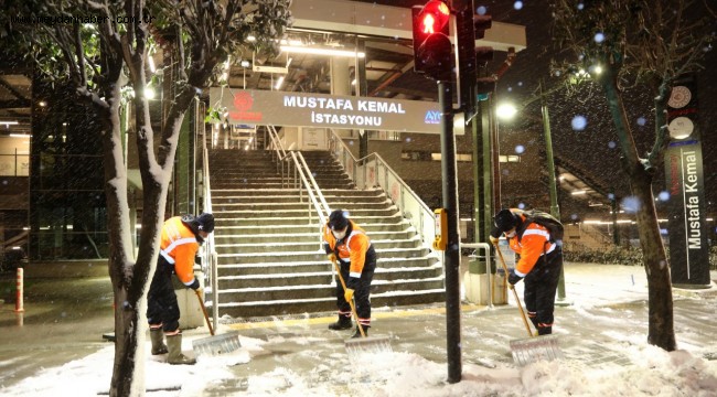 KÜÇÜKÇEKMECE'DE TÜM BİRİMLER MÜCADELE İÇİN GÖREV BAŞINDA