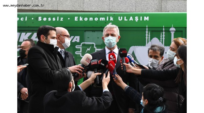 MANSUR YAVAŞ'TAN TÜRKİYE'DE BİR İLK: %100 ELEKTRİKLİ OTOBÜS ÜRETİLDİ