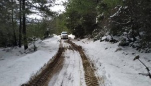 MİLAS BELEDİYESİ HAFTA SONU KAR MESAİSİNDEYDİ