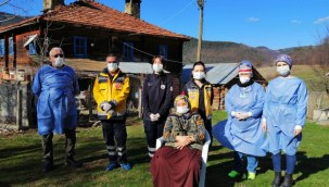 Mobil aşı ekipleri ile köylerdeki yaşlılara ulaşılıyor