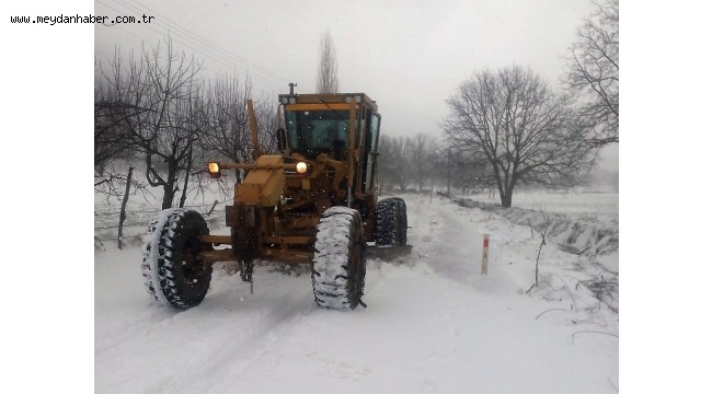Ödemiş'te yaylalar kar altında, ekipler alarmda 