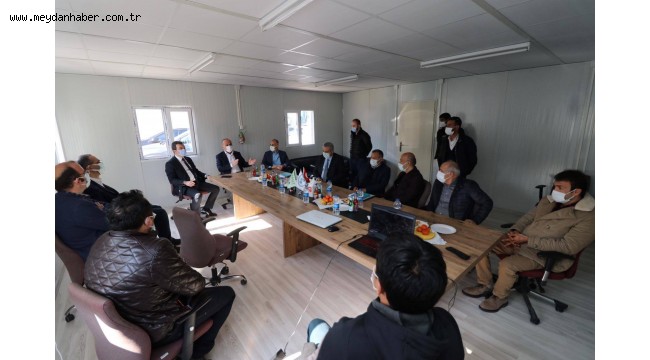 Selinos Antik Kanal Restorasyon ve Islah Projesi için değerlendirme toplantısı yapıldı