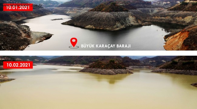 SU SEVİYESİ ARTTI; FAKAT TEHLİKE DEVAM EDİYOR