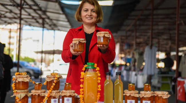 Turunç ürünleri Sevgililer Günü pazarında