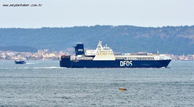 Yangın çıkan Ro-Ro gemisi hasar tespit için İstanbul'a gidiyor