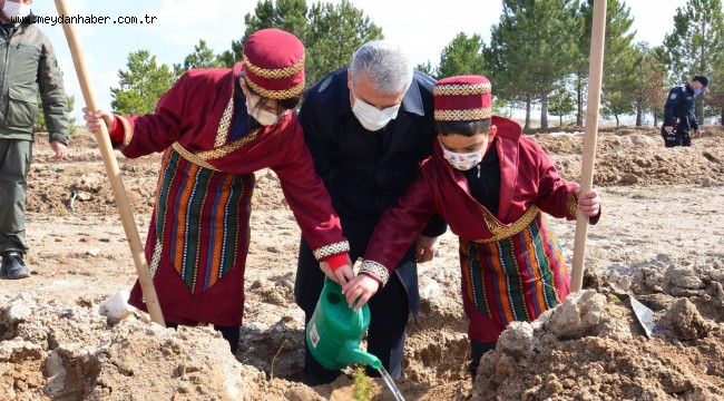 Ahi Çocuk Projesi Kapsamında Fidan Dikildi