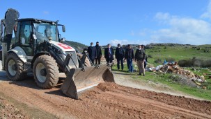 Ahmetli'de Ova Yolları Yaza Hazırlanıyor