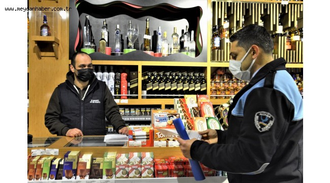 Aliağa'da Kovid-19 Denetimleri Devam Ediyor