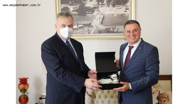 ALMAN BÜYÜEKLÇİ SCHULZ HATAY'DA