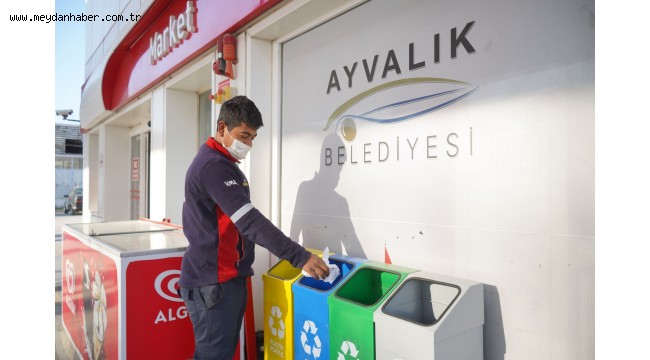 AYVALIK BELEDİYESİ AKARYAKIT İSTASYONUNA SIFIR ATIK BELGESİ
