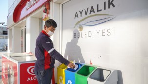 AYVALIK BELEDİYESİ AKARYAKIT İSTASYONUNA SIFIR ATIK BELGESİ