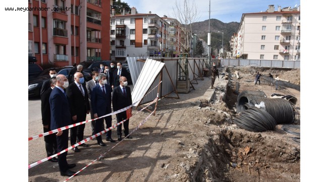 Bakan Soylu Kızılcahamam'da İncelemelerde Bulundu